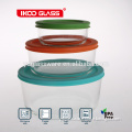 glass food container with airtight lid